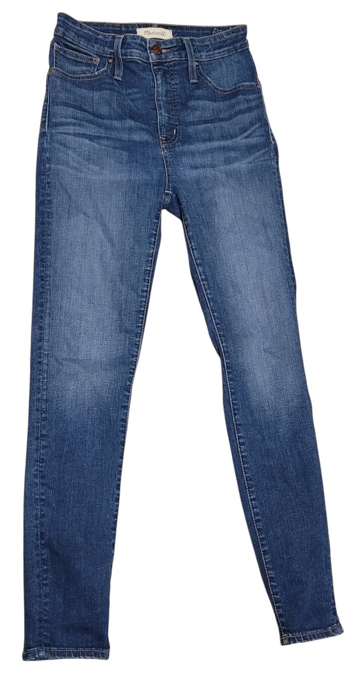 Madewell Curvy High Rise Skinny Jeans Womens 26 Medium Wash Stretch Denim